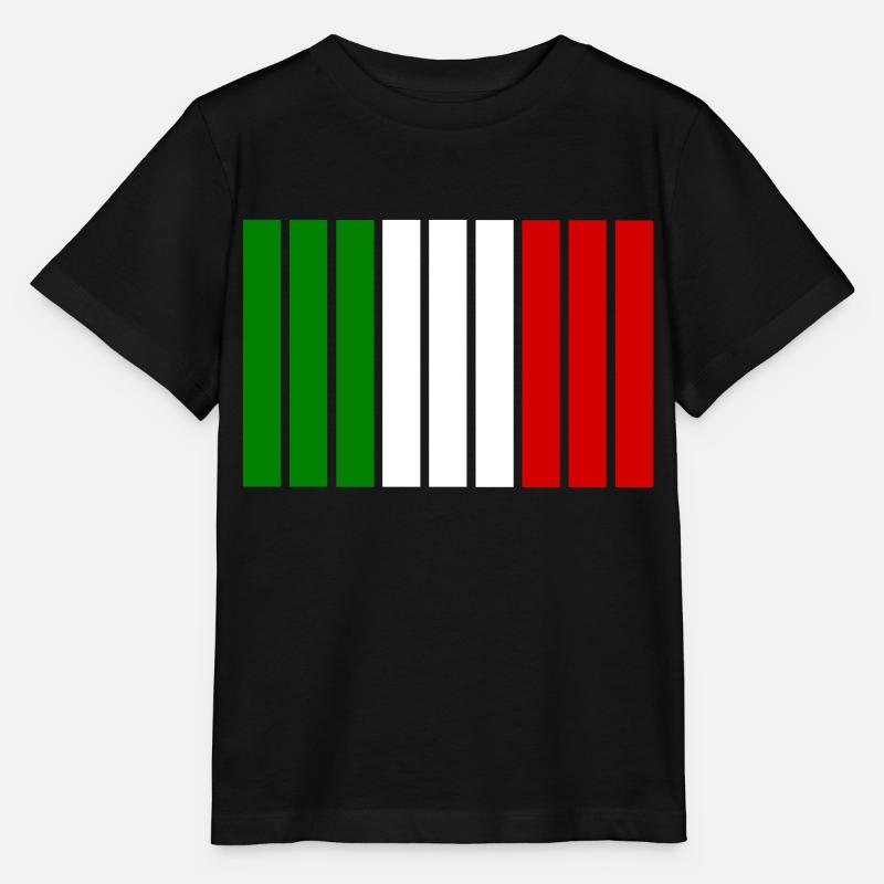 Italien Streifen - Stanley/Stella Kinder T-Shirt MINI CREATOR  - Schwarz