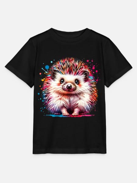 Hérisson - T-shirt bio MINI CREATOR Stanley/Stella Enfant - noir