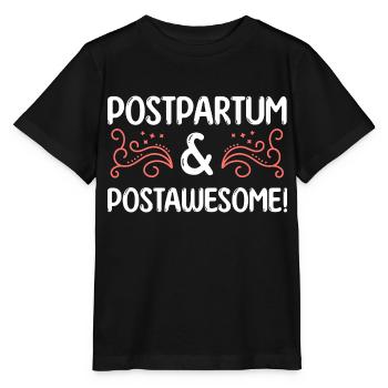 Post-partum et post-partum - T-shirt bio MINI CREATOR Stanley/Stella Enfant - noir - Devant - Mikhail (115cm)