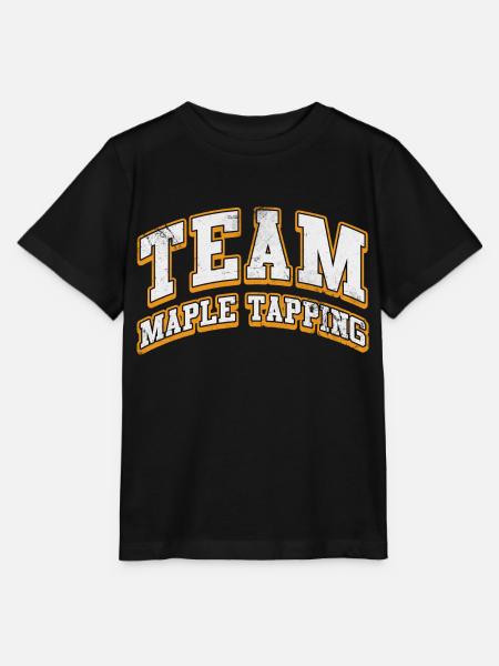 team maple tapping Design - Stanley/Stella Kinder T-Shirt MINI CREATOR  - Schwarz