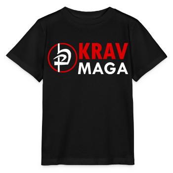 Krav Maga self-défense Combat Sport - T-shirt bio MINI CREATOR Stanley/Stella Enfant - noir - Devant - Mikhail (115cm)