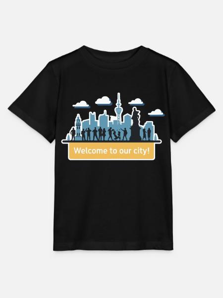 TOURIST - Stanley/Stella Kinder T-Shirt MINI CREATOR  - Schwarz