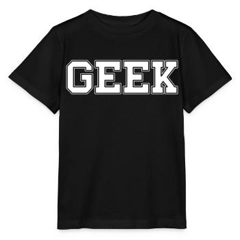 GEEK - T-shirt bio MINI CREATOR Stanley/Stella Enfant - noir - Devant - Mikhail (115cm)