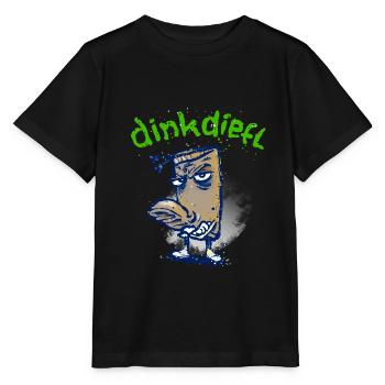 Dinkdiefl - Stanley/Stella Kinder T-Shirt MINI CREATOR  - Schwarz - Vorne - Mikhail (115cm)