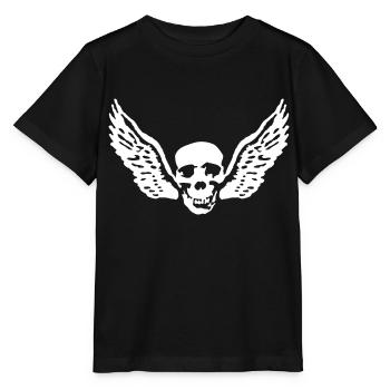 wingskull_092011_c_1c - Stanley/Stella MINI CREATOR Kids’ T-Shirt - black - Front - Mikhail (115cm)