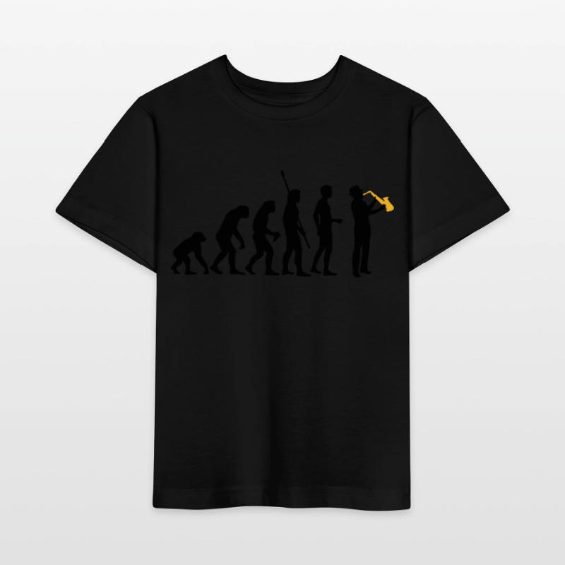 evolution_saxophon_a_2 Stanley/Stella MINI CREATOR Kids’ T-Shirt