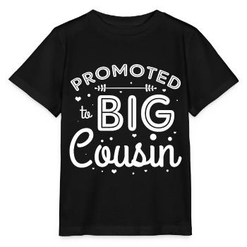 Promu grand cousin - T-shirt bio MINI CREATOR Stanley/Stella Enfant - noir - Devant - Mikhail (115cm)
