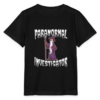 Enquêteur Paranormal - T-shirt bio MINI CREATOR Stanley/Stella Enfant - noir - Devant - Mikhail (115cm)