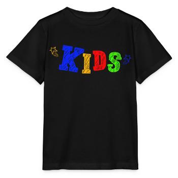 Kids - Stanley/Stella Kinder T-Shirt MINI CREATOR  - Schwarz - Vorne - Mikhail (115cm)