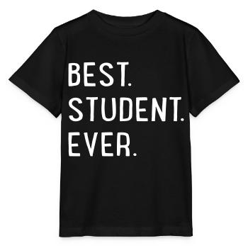 Best student - Stanley/Stella MINI CREATOR Kids’ T-Shirt - black - Front - Mikhail (115cm)