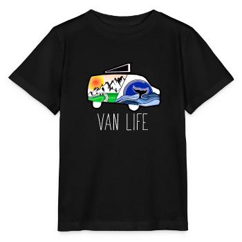 VAN LIFE VANLIFER NOMADS - T-shirt bio MINI CREATOR Stanley/Stella Enfant - noir - Devant - Mikhail (115cm)