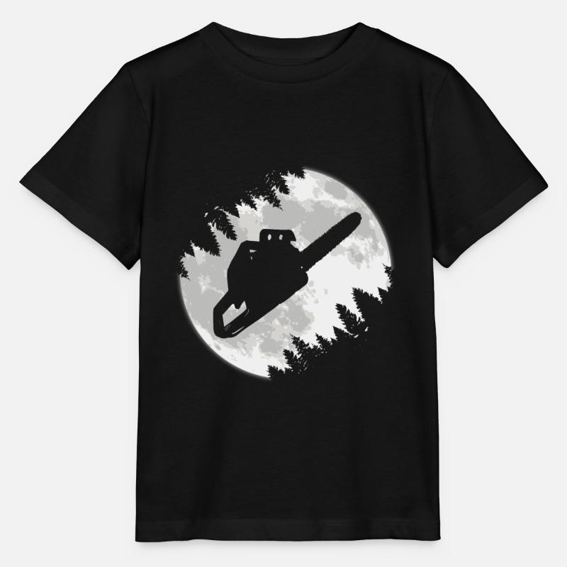 Tronçonneuse Tronçonneuse Forester Tronçonneuses à bois - T-shirt bio MINI CREATOR Stanley/Stella Enfant - noir