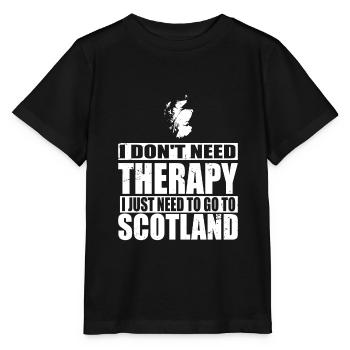 Schottland Schotten Schottische Schottisch - Stanley/Stella Kinder T-Shirt MINI CREATOR  - Schwarz - Vorne - Mikhail (115cm)