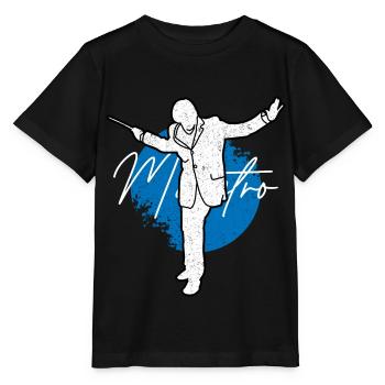 Maestro chef d'orchestre cadeau de musique classique - T-shirt bio MINI CREATOR Stanley/Stella Enfant - noir - Devant - Mikhail (115cm)