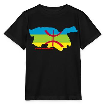 KABYLIE INDÉPENDANTE - T-shirt bio MINI CREATOR Stanley/Stella Enfant - noir - Devant - Mikhail (115cm)