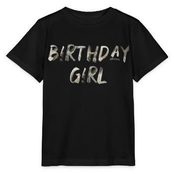 Birthday girl birthday girl saying child - Stanley/Stella MINI CREATOR Kids’ T-Shirt - black - Front - Mikhail (115cm)
