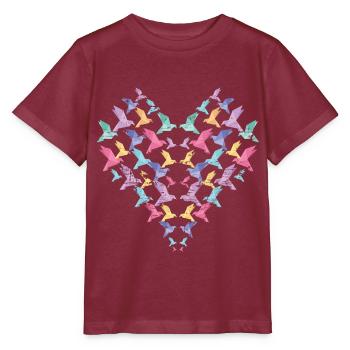 Origami - T-shirt bio MINI CREATOR Stanley/Stella Enfant - bordeaux - Devant - Kain (125cm)