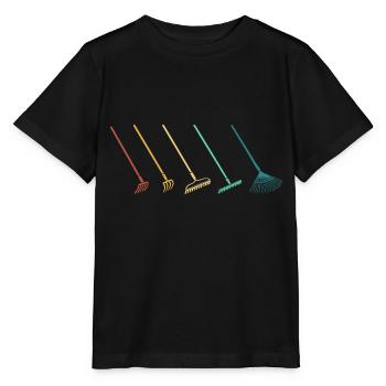 Garten Gärtner Hobbygärtner Gartenarbeit Gärtnern - Stanley/Stella Kinder T-Shirt MINI CREATOR  - Schwarz - Vorne - Mikhail (115cm)