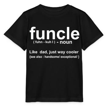 Funcle Definition - Stanley/Stella MINI CREATOR Kids’ T-Shirt - black - Front - Mikhail (115cm)