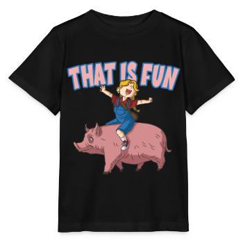 C’EST AMUSANT pour les enfants de la campagne - T-shirt bio MINI CREATOR Stanley/Stella Enfant - noir - Devant - Mikhail (115cm)