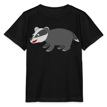 Dachs - Stanley/Stella Kinder T-Shirt MINI CREATOR  - Schwarz - Vorne - Mikhail (115cm)