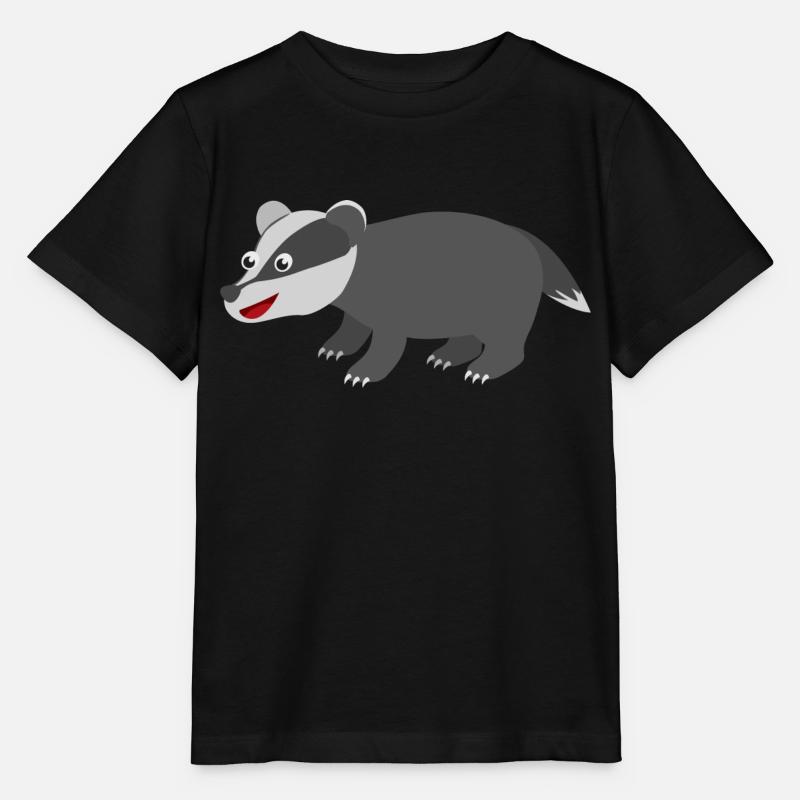 Dachs - Stanley/Stella Kinder T-Shirt MINI CREATOR  - Schwarz