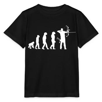 Evolutionsbogen - Stanley/Stella Kinder T-Shirt MINI CREATOR  - Schwarz - Vorne - Mikhail (115cm)