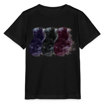 Gitarren - Stanley/Stella Kinder T-Shirt MINI CREATOR  - Schwarz - Vorne - Mikhail (115cm)