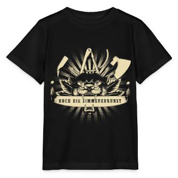Zimmermann Guild Sign - Stanley/Stella MINI CREATOR Kids’ T-Shirt - black - Front - Mikhail (115cm)