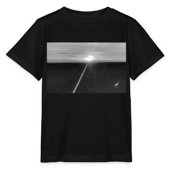 Plage Noir et Blanc - T-shirt bio MINI CREATOR Stanley/Stella Enfant - noir - Devant - Mikhail (115cm)