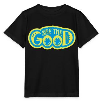 see the good quote - Stanley/Stella MINI CREATOR Kids’ T-Shirt - black - Front - Mikhail (115cm)