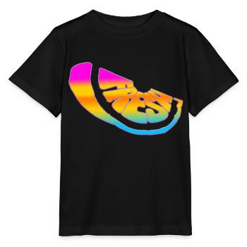 Frais frais doux nature frais fruits d’été frais - T-shirt bio MINI CREATOR Stanley/Stella Enfant - noir - Devant - Mikhail (115cm)