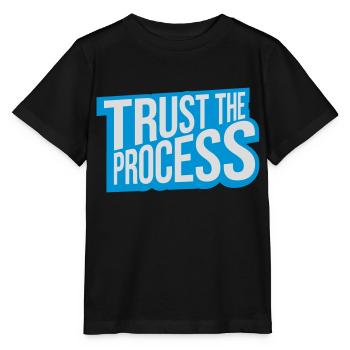 faire confiance au processus Devis - T-shirt bio MINI CREATOR Stanley/Stella Enfant - noir - Devant - Mikhail (115cm)
