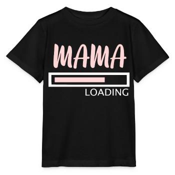 Mama loading - Stanley/Stella MINI CREATOR Kids’ T-Shirt - black - Front - Mikhail (115cm)