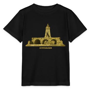 Kyffhaeus monument Barbarossa Bad Frankenhausen - T-shirt bio MINI CREATOR Stanley/Stella Enfant - noir - Devant - Mikhail (115cm)