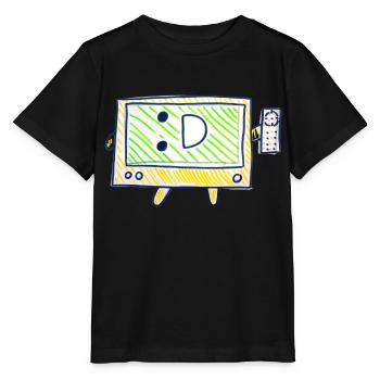 Der Fernseher - Stanley/Stella Kinder T-Shirt MINI CREATOR  - Schwarz - Vorne - Mikhail (115cm)