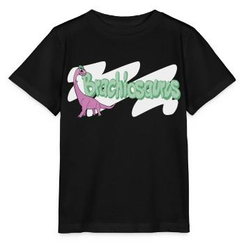 Brachiosaurus - Stanley/Stella Kinder T-Shirt MINI CREATOR  - Schwarz - Vorne - Mikhail (115cm)