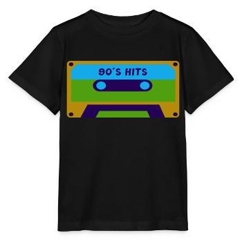 Cassette Musique Enregistrement Bande Salade - T-shirt bio MINI CREATOR Stanley/Stella Enfant - noir - Devant - Mikhail (115cm)