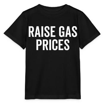 Augmenter les prix de l’essence - T-shirt bio MINI CREATOR Stanley/Stella Enfant - noir - Devant - Mikhail (115cm)