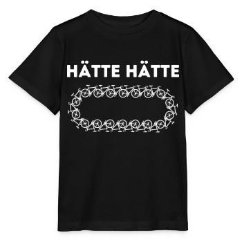 Hätte Hätte Fahrradkette | Lustige Geschenk - Stanley/Stella Kinder T-Shirt MINI CREATOR  - Schwarz - Vorne - Mikhail (115cm)