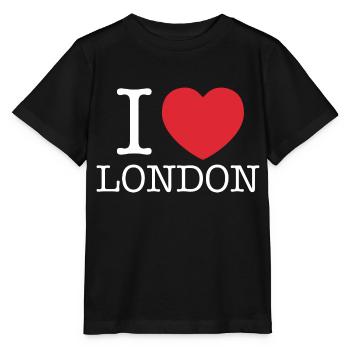 I Love London | I Love LDN | I Heart London - Stanley/Stella MINI CREATOR Kids’ T-Shirt - black - Front - Mikhail (115cm)