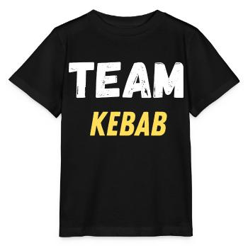 team kebab - T-shirt bio MINI CREATOR Stanley/Stella Enfant - noir - Devant - Mikhail (115cm)