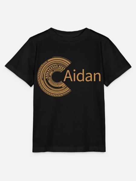 Für Aidan - Stanley/Stella Kinder T-Shirt MINI CREATOR  - Schwarz