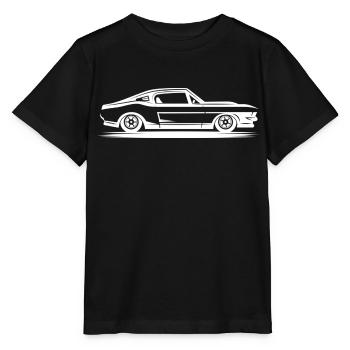 Car Dad Classic Car Lover American Muscle Car Mech - T-shirt bio MINI CREATOR Stanley/Stella Enfant - noir - Devant - Mikhail (115cm)