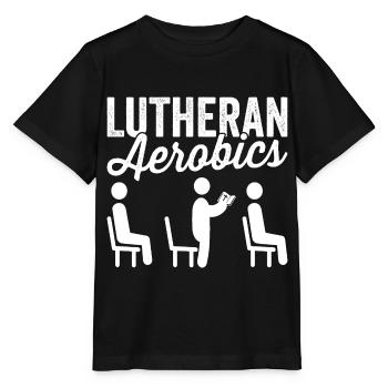 Confirmation de la religion de l’aérobic luthérienne - T-shirt bio MINI CREATOR Stanley/Stella Enfant - noir - Devant - Mikhail (115cm)