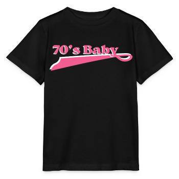 Année 70 baby - T-shirt bio MINI CREATOR Stanley/Stella Enfant - noir - Devant - Mikhail (115cm)