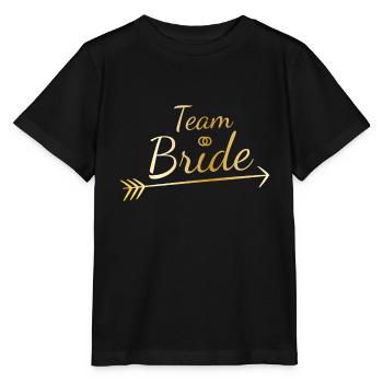 Équipe Bride Golden - T-shirt bio MINI CREATOR Stanley/Stella Enfant - noir - Devant - Mikhail (115cm)