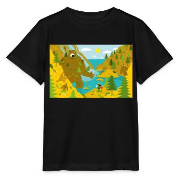 Felsgolems - Stanley/Stella Kinder T-Shirt MINI CREATOR  - Schwarz - Vorne - Mikhail (115cm)