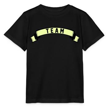 équipe - T-shirt bio MINI CREATOR Stanley/Stella Enfant - noir - Devant - Mikhail (115cm)