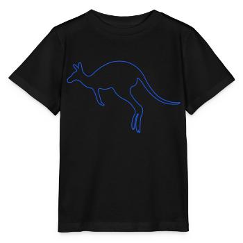 kangaroo - Stanley/Stella Kinder T-Shirt MINI CREATOR  - Schwarz - Vorne - Mikhail (115cm)